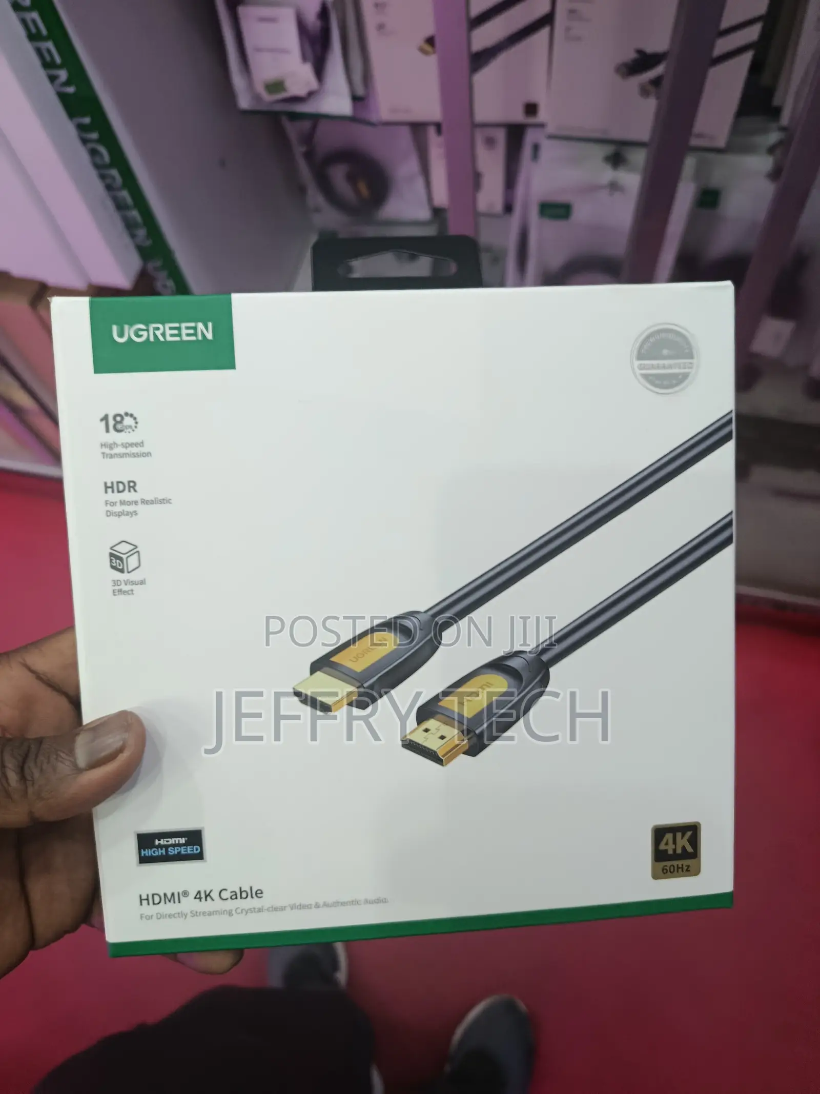 Ugreen Hd104 5m Hdmi 1.4 Male to Male Cable Ug-1010