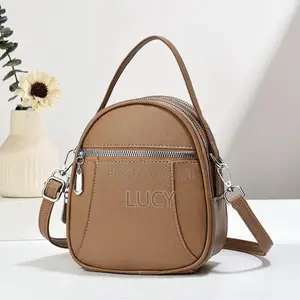 Trendy Multi-pocket Mini Backpack & Crossbody Bag