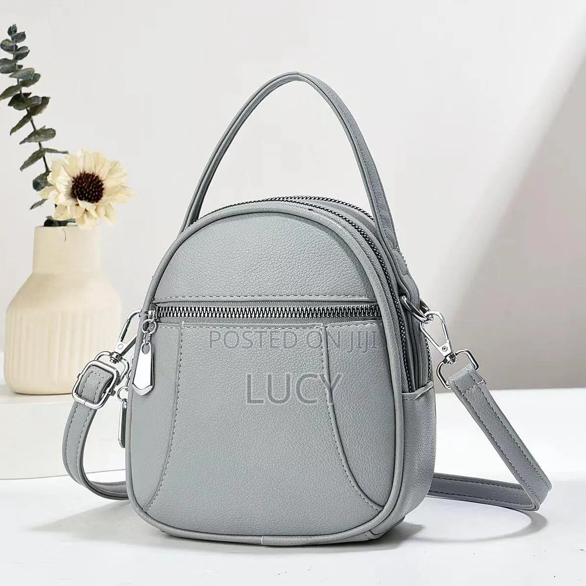 Trendy Multi-pocket Mini Backpack & Crossbody Bag