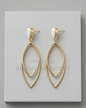 Handcrafted Elegant Pure Brass Drop Earrings