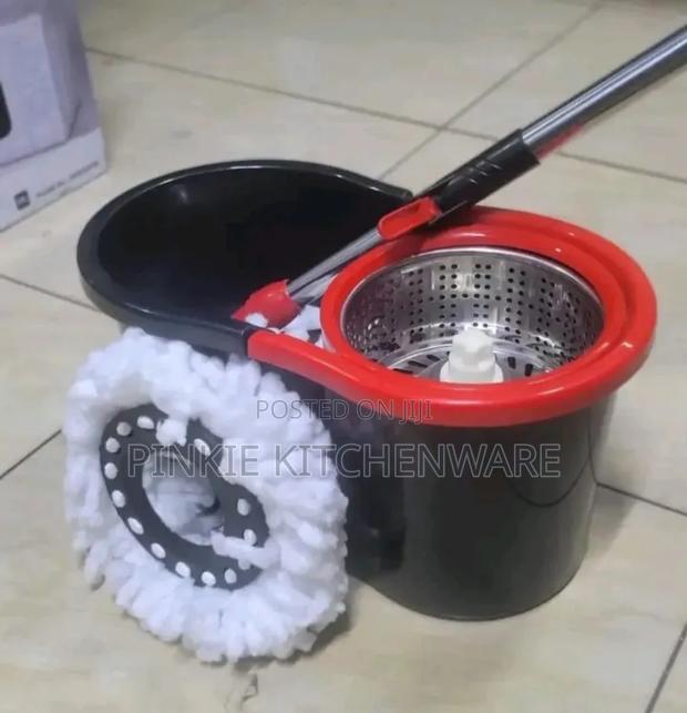 Black Spin Mop