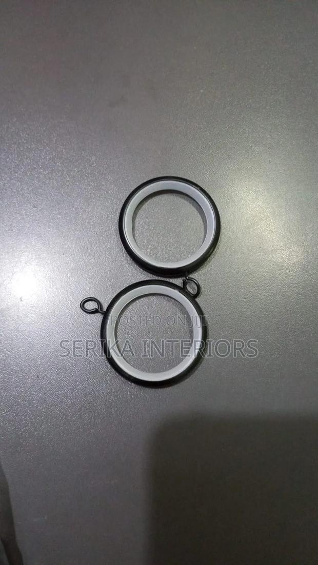 Double Curtain Rods Rings Environmental Friendly Curtain Rings