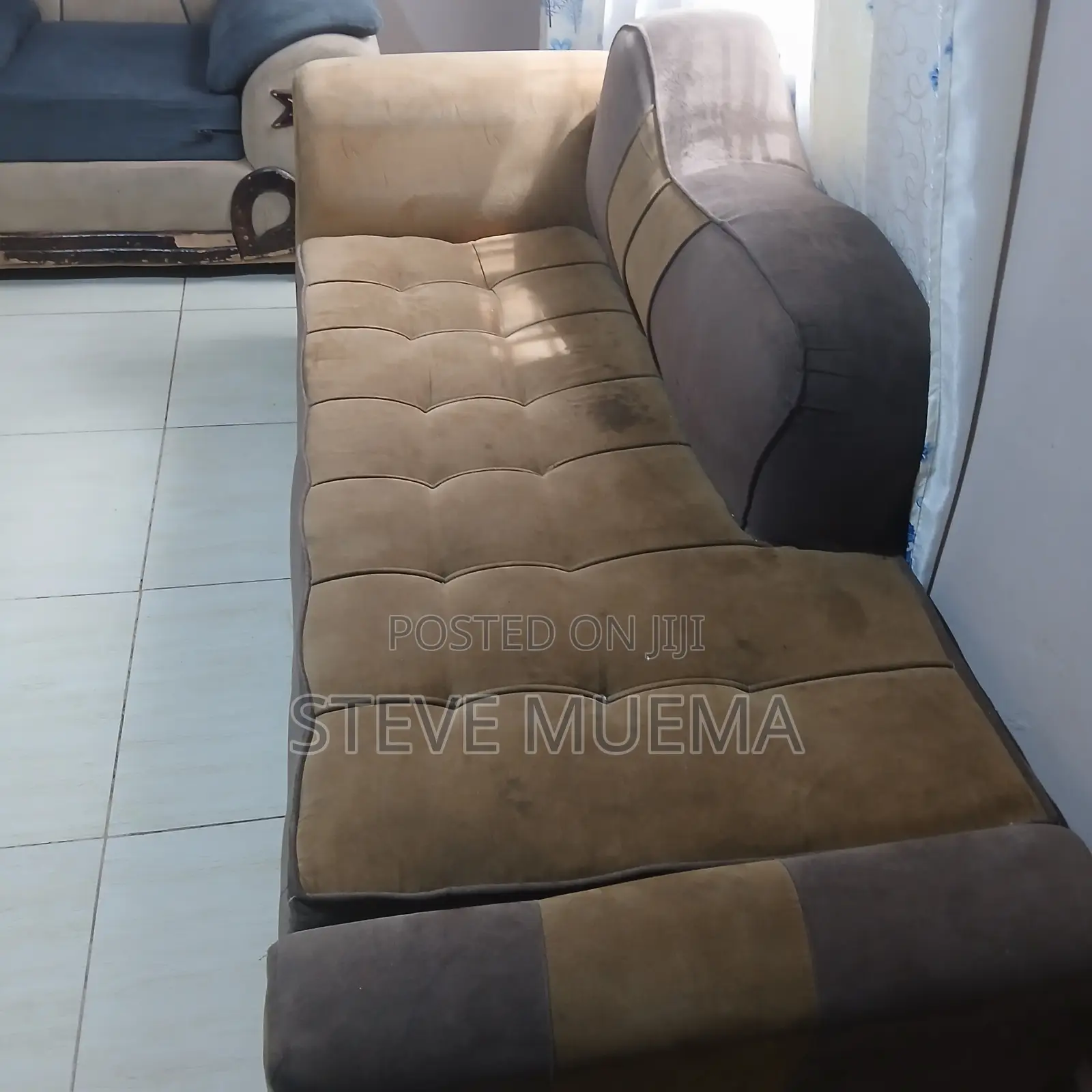 4 Seater Sofa Set and Sofa Bed.