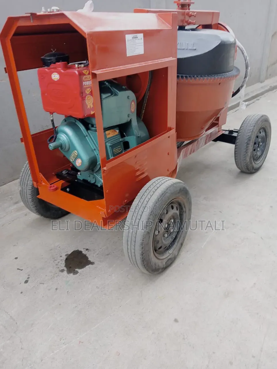 500 Litre Titan Concrete Mixer With Gear Drive System