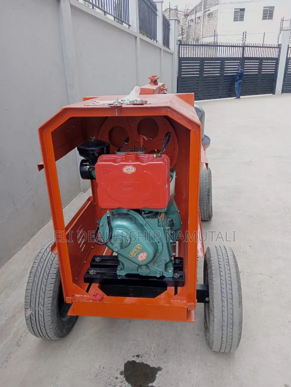 High Output 500l Titan Concrete Mixer With Opex Engine 8hp