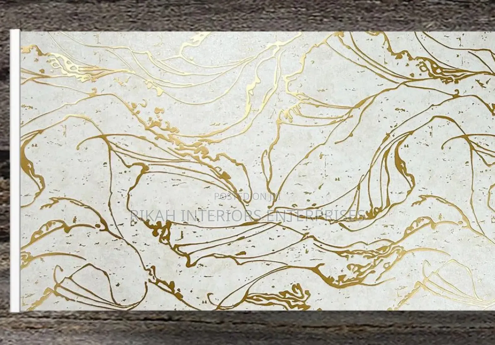 Golden Marble Effect Wallpapers Wallpapers Environmental Friendly