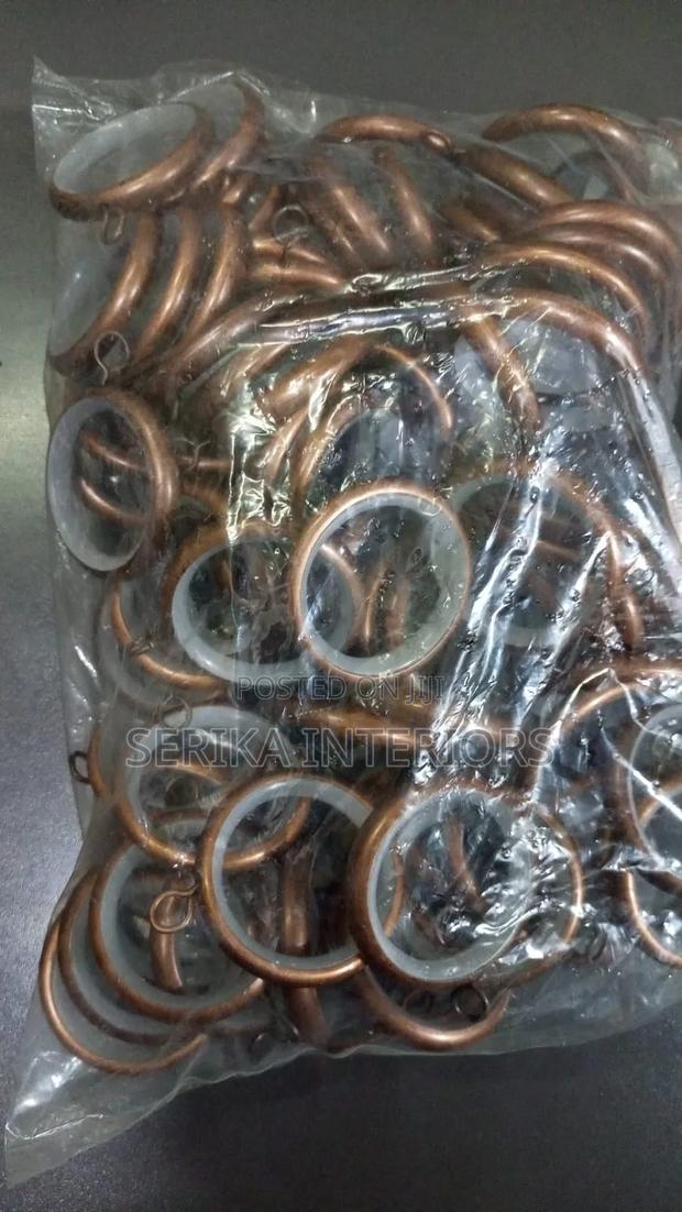 Brown Curtain Rings Silent Curtain Rings Environmental Friendly Justin