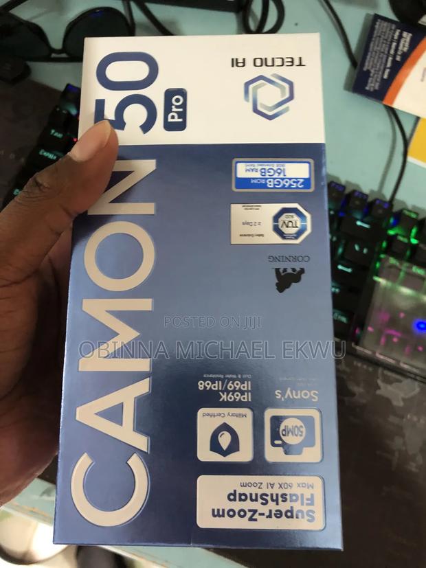 New Tecno Camon 50 Pro 256 GB Gray