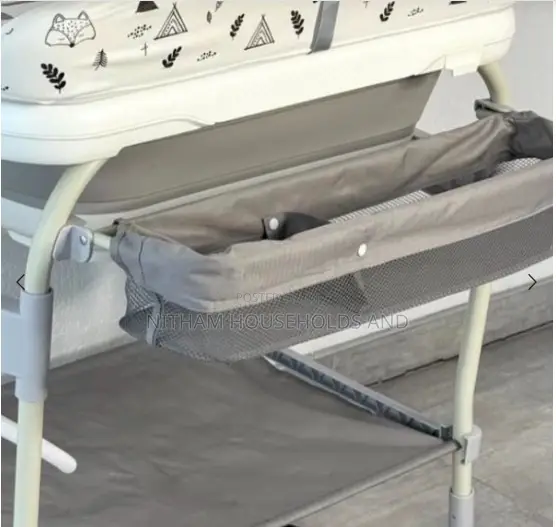 2in1baby Bathstation Changing Table Adjustable Height Folding Diaper