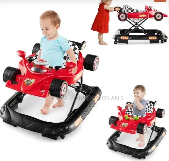Convertible Baby Walker With 3 Adjustable Height Settings