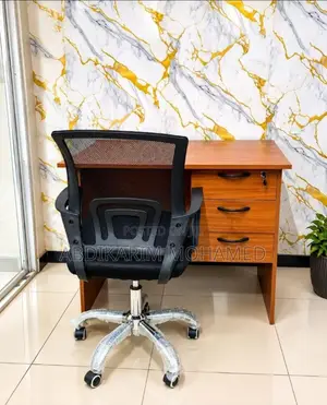 Full Setup | Office Chair and Study Table With Drawers