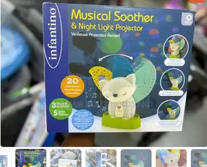 Infantino – 2-in-1 Musical Soother Night Light Projector