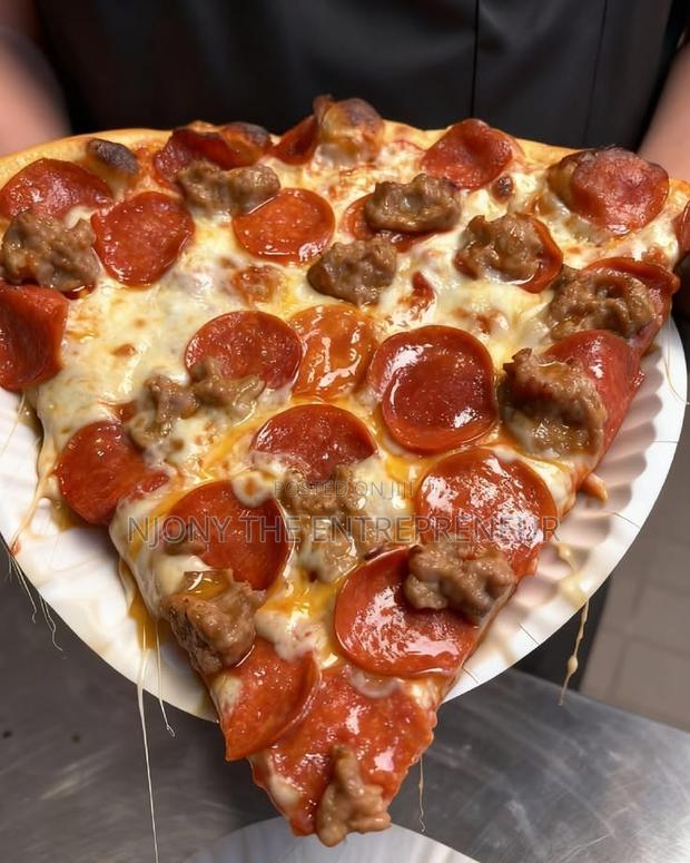 Pepperoni and Beef Pizza