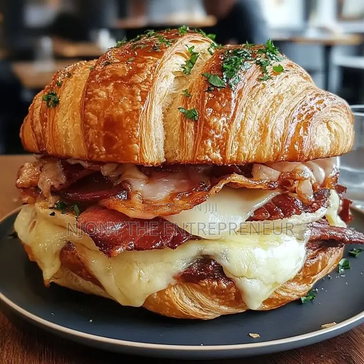 Croissant Burger