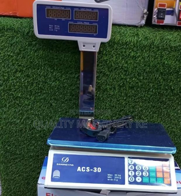 Robust Stainless Acs Banana Weighing Scale