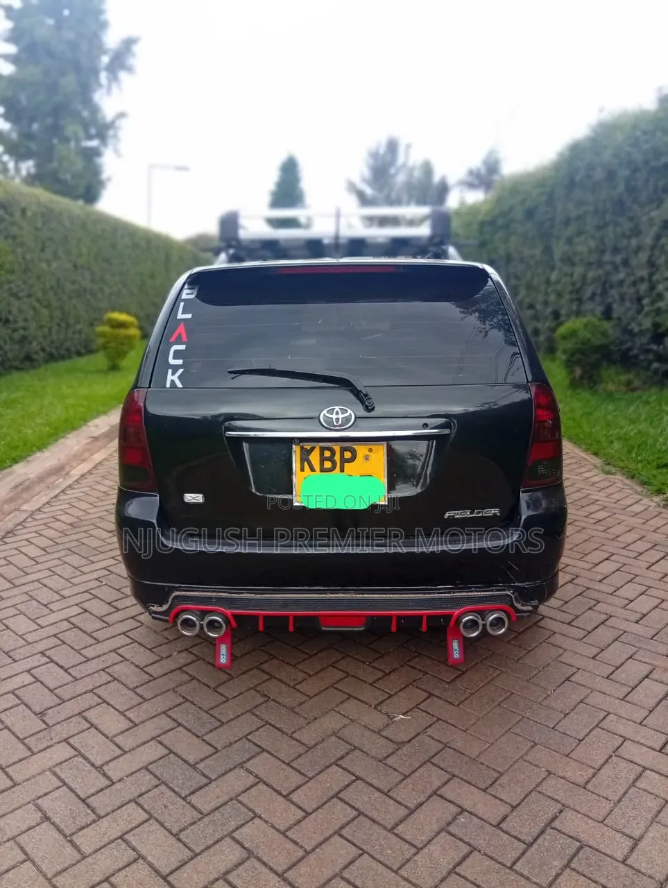 Toyota Corolla Fielder 2005 Black