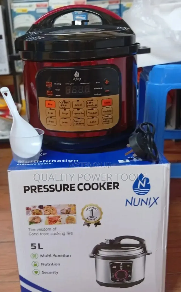 Nunixpc-02 5ltrshigh Quality Multi-Functional Electric Pressure Cooker