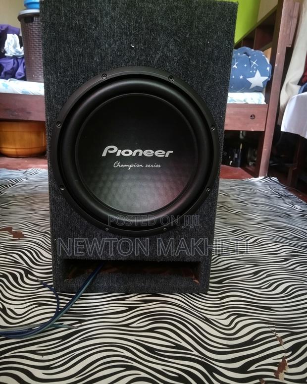 Pioneer Sub Woofer and Box - main view