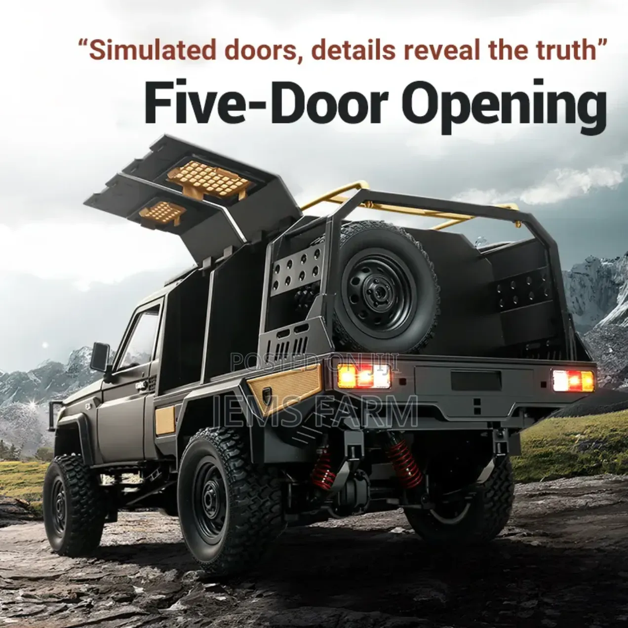 Mn82s 1:12 Lc79 Full Scale 2.4ghz Rc Truck Model Off-road Climbing 4wd