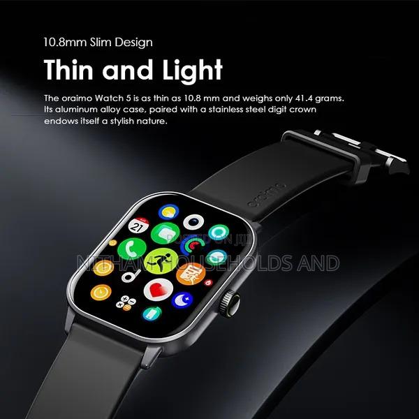 Oraimo Watch 5 2.01′′ Hd Panda Glass 1atm Smart Watch
