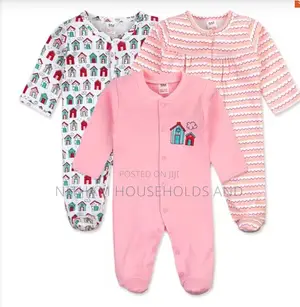 3 PCS Set High Quality Cotton Baby Rompers/Baby Sleep Suits(0-12 MNTHS