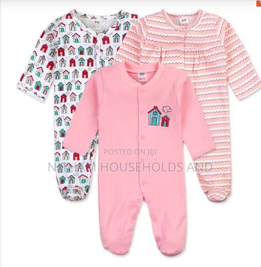3 PCS Set High Quality Cotton Baby Rompers/Baby Sleep Suits(0-12 MNTHS