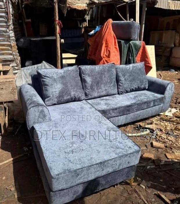 Modern L-Shaped Sofa Set