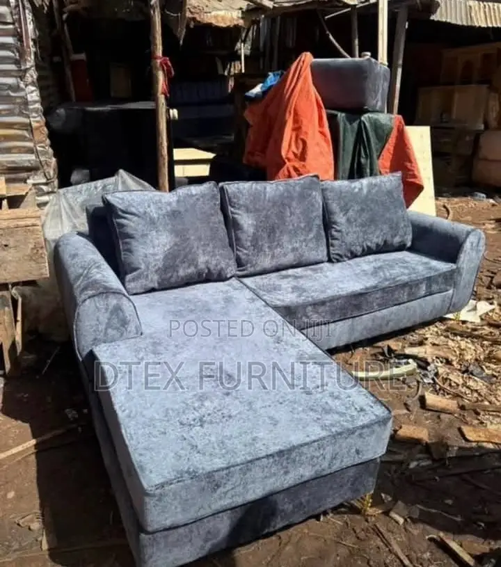 Modern L-Shaped Sofa Set