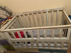 Baby Cot Bed With Storage Drawers