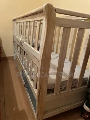 Baby Cot Bed With Storage Drawers