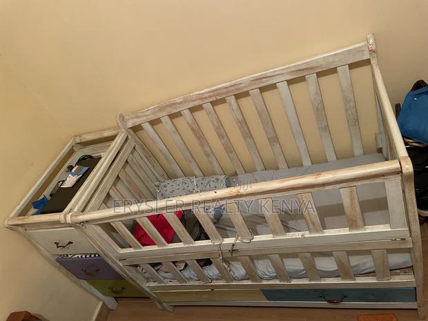 Baby Cot Bed With Storage Drawers