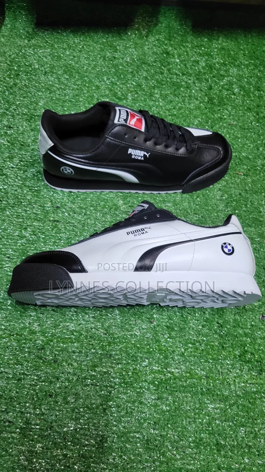 Puma Roma Black/White – Classic Retro Sneakers
