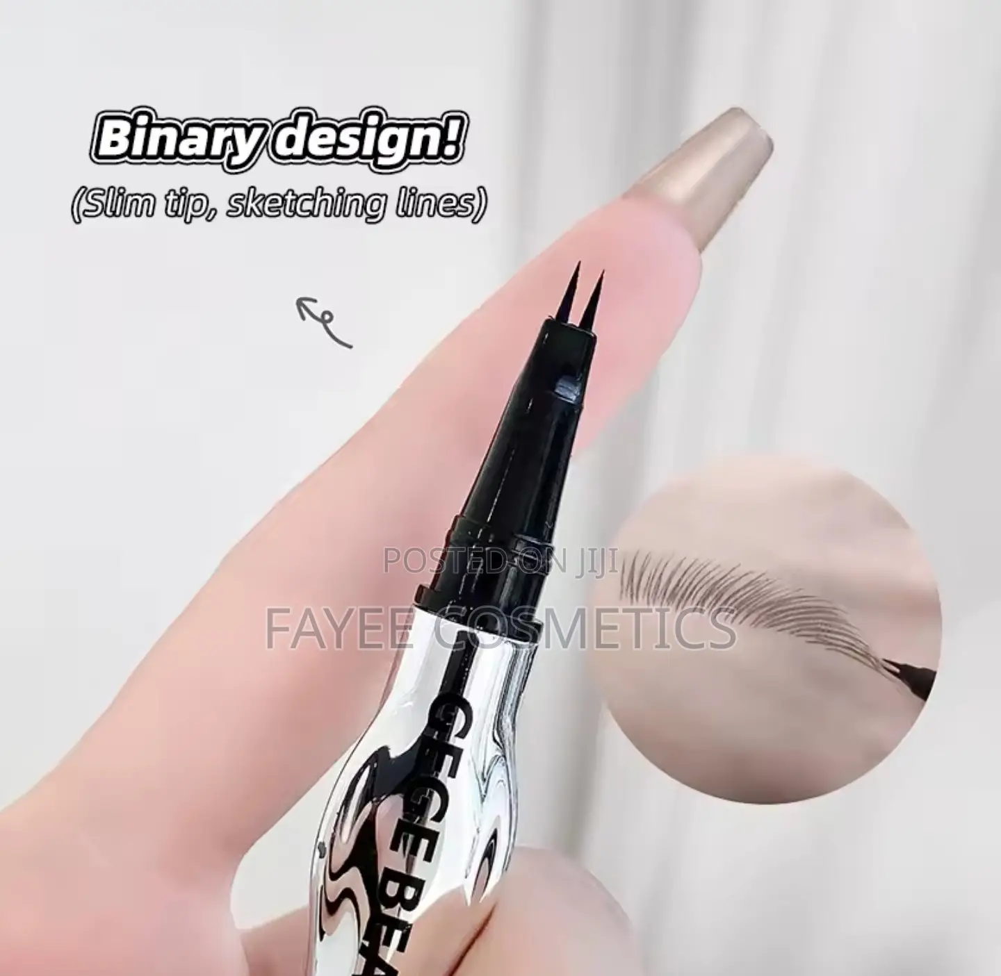 Gege Bear Waterproof 2-Prong Eyebrow Pen