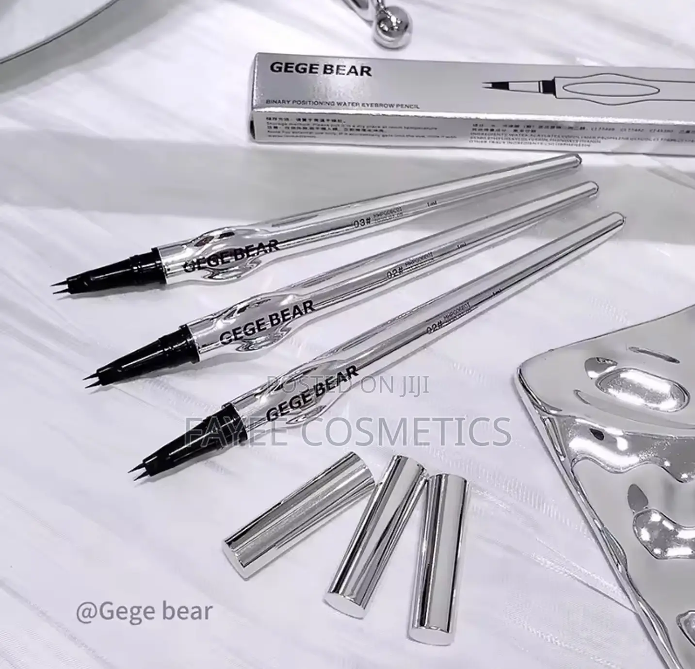 Gege Bear Waterproof 2-Prong Eyebrow Pen