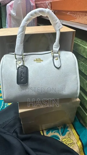 Coach Rowan Satchel Bag – White | Brand New