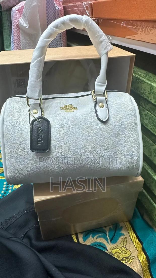 Coach Rowan Satchel Bag – White | Brand New