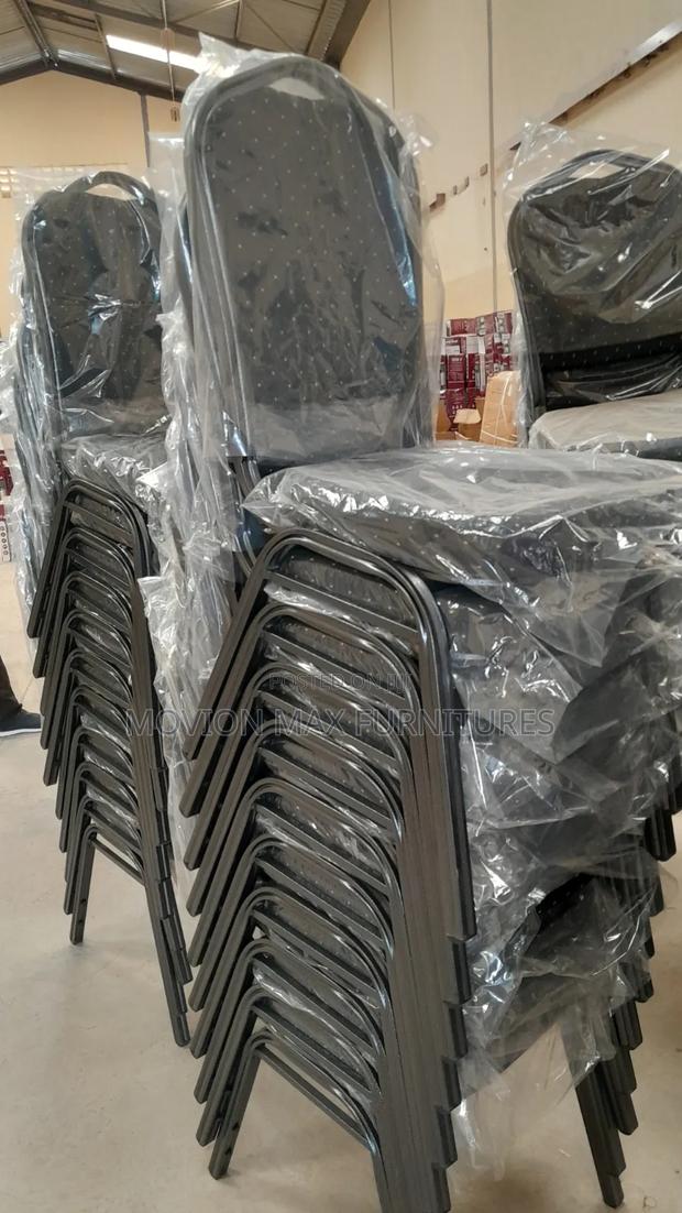 Heavy Duty Black Conference Chairs