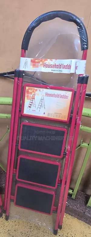 Modern 4steps Red Ladder
