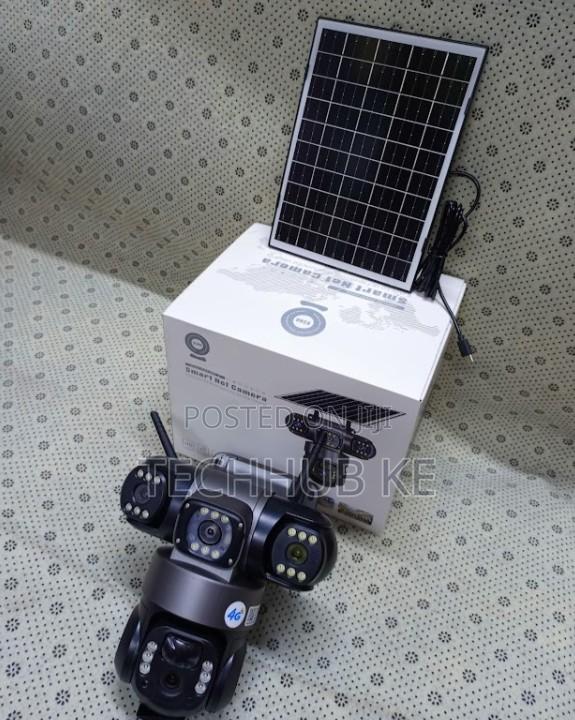 Dual Len 4g CCTV Camera 4g Sim Card Lte Solar Light V380 Solar CCTV