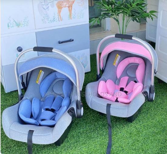 Infant Car Seat Carrier With Canopy Safety Harness