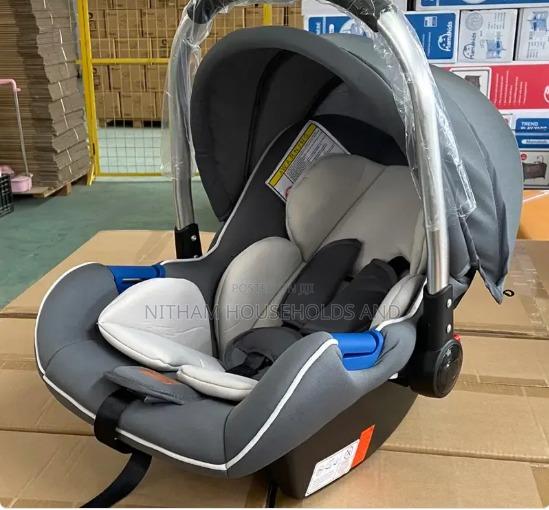 Infant Car Seat Carrier With Canopy Safety Harness - thumbnail 2