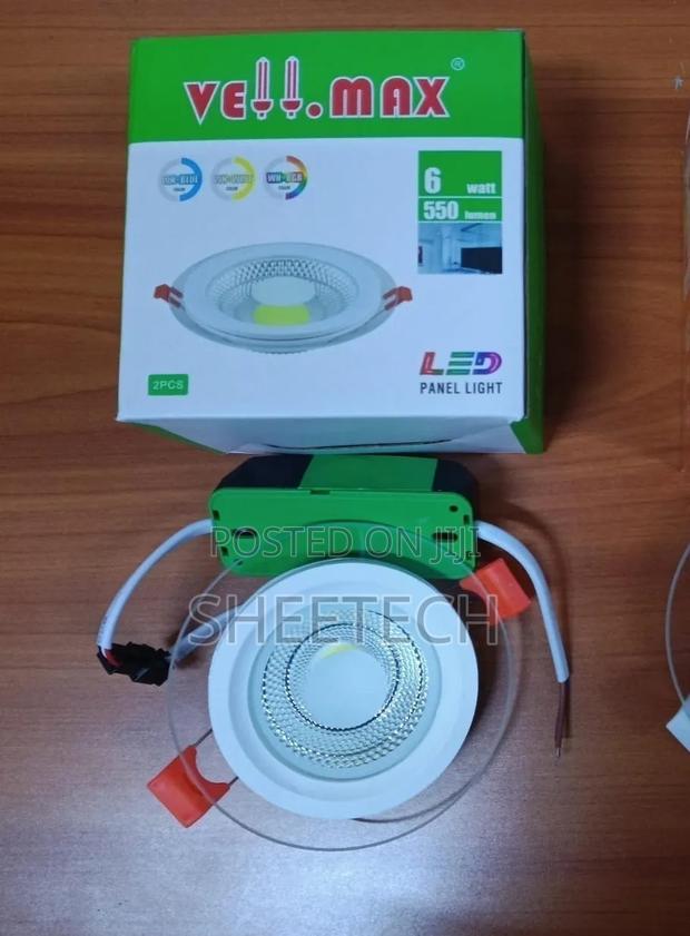 6watts Glass Panel Light 3 Colour