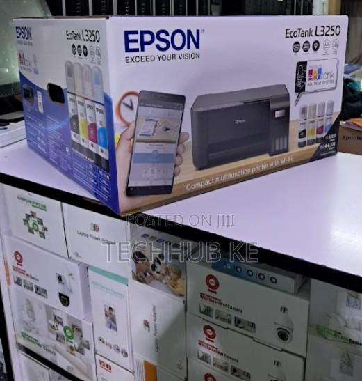 Epson Ecotank L3250 Wifi Printer Print Scan Copy All-in-One