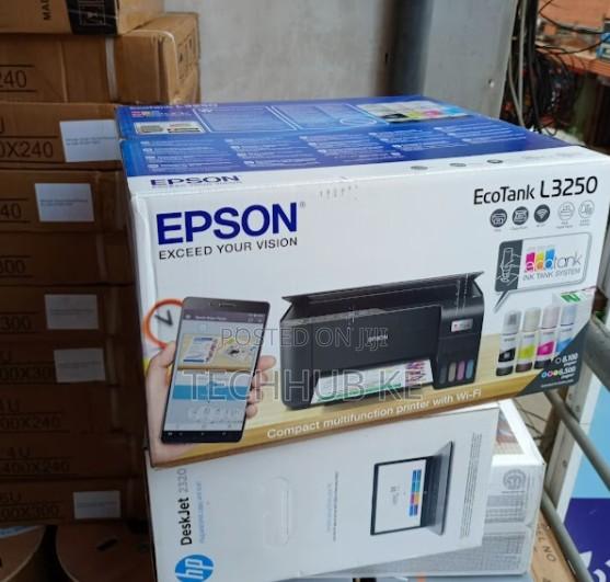 Wireless Ink Tank Printer Epson L3250 Colour Printer With Scanner