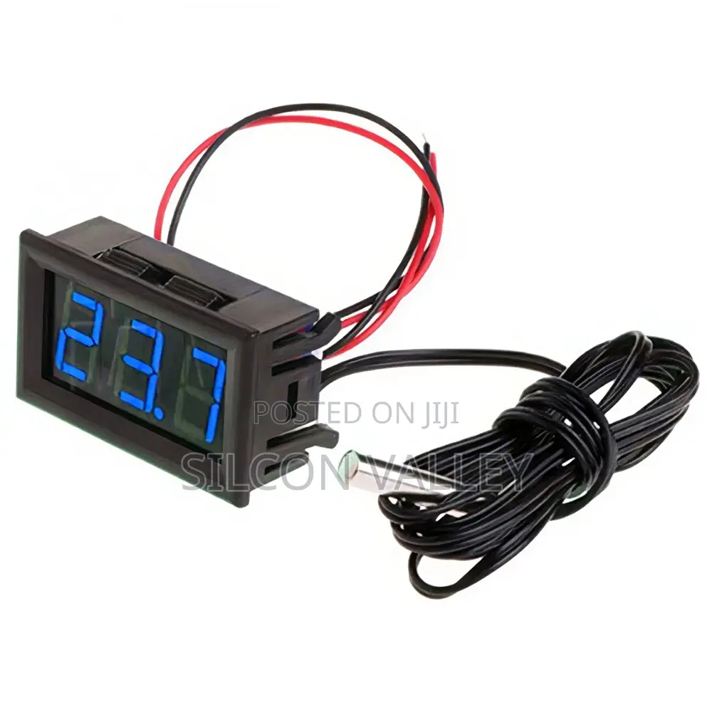 Digital Thermometer Temperature Monitoring Panel Meter With Probe