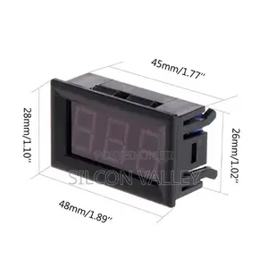 Digital Thermometer Temperature Monitoring Panel Meter With Probe