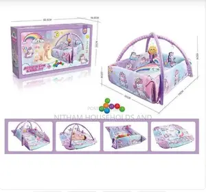 5 in 1 Activity Gym Playmat Ball Pit With 30 Colorful Balls