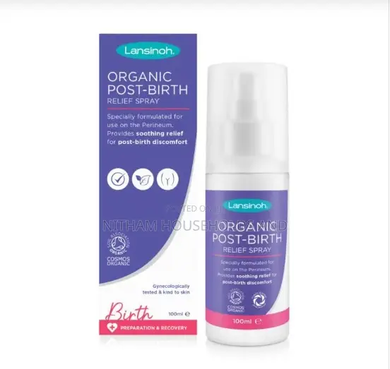 Organic Post-Birth Relief Spray – 100ml Soothing Formula