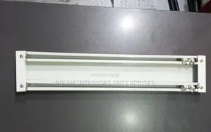 Twin Aluminium Curtain Rails Double Rails Environmental Friendly
