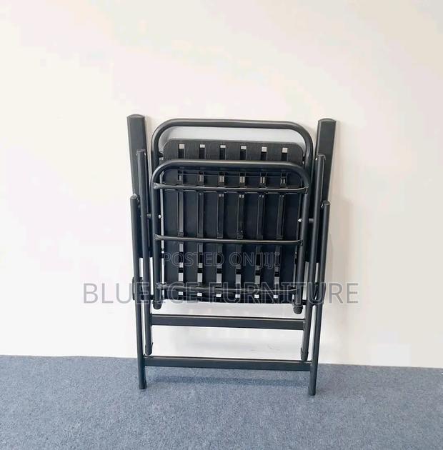 Black Foldable Rattan Chair - thumbnail 3